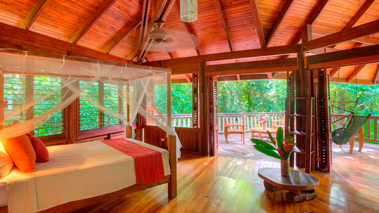 Jungle-chic accommodations at Playa Nicuesa Rainforest Lodge in Costa Rica