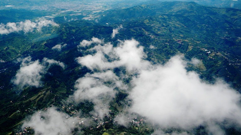 Flying from the Central Valley to southern Costa Rica to Playa Nicuesa Rainforest Lodge