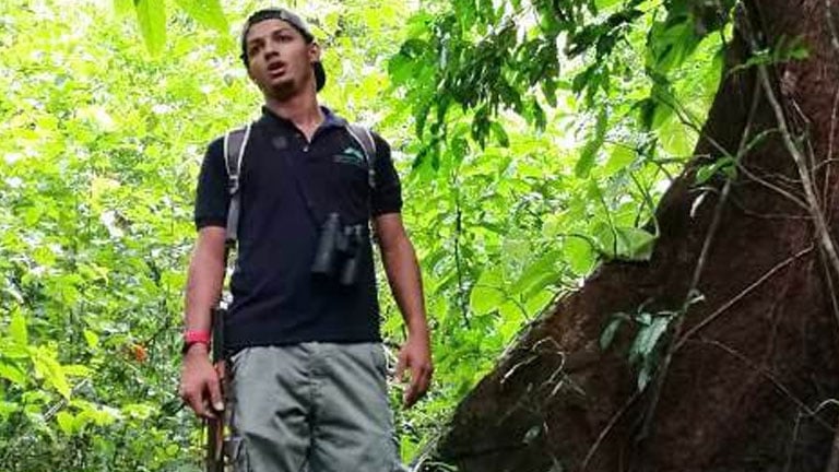 Josue Quesada, naturalist guide at Nicuesa Lodge in Costa Rica