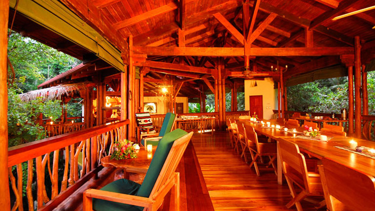 The dining is exquisite at Nicuesa Rainforest Lodge