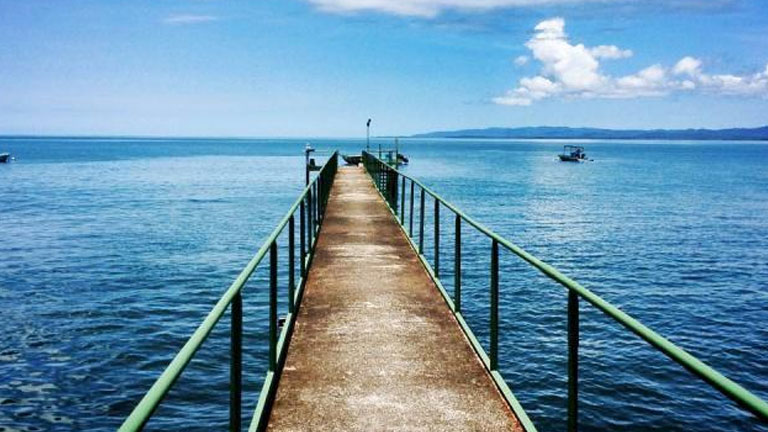 Boat dock at Playa Nicuesa Rainforest Lodge