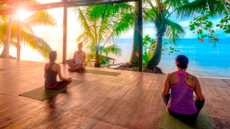 Yoga at Playa Nicuesa Rainforest Lodge