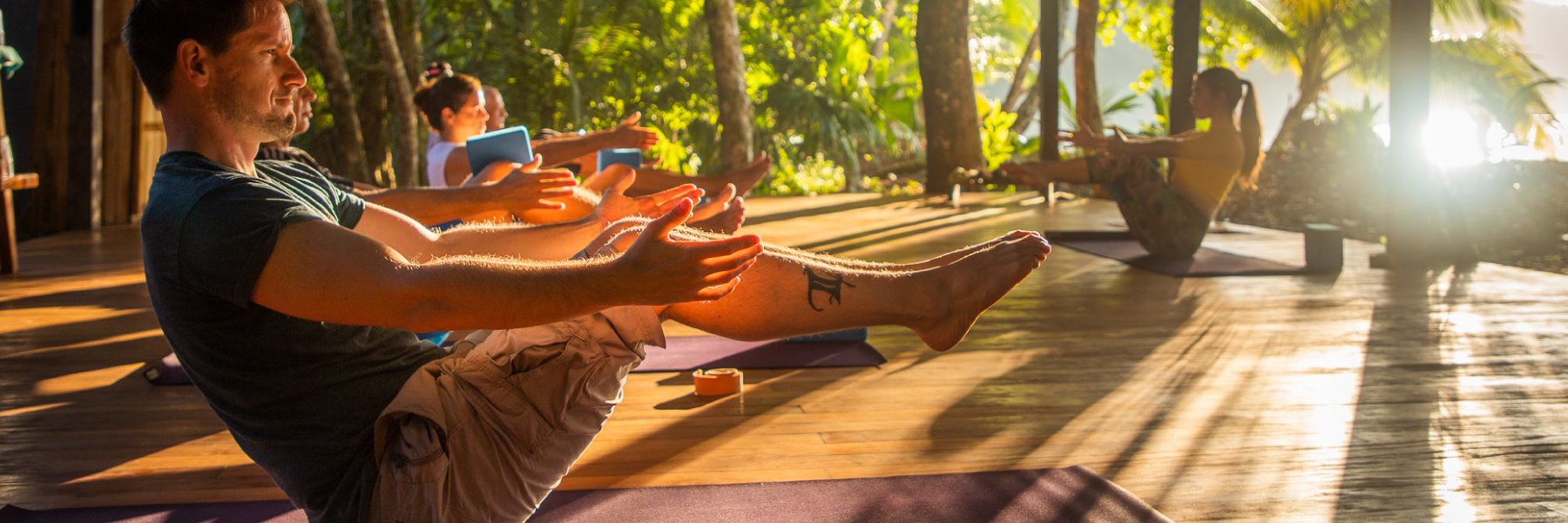 Yoga at Hotel Playa Nicuesa Rainforest Lodge, Puerto Jimenez
